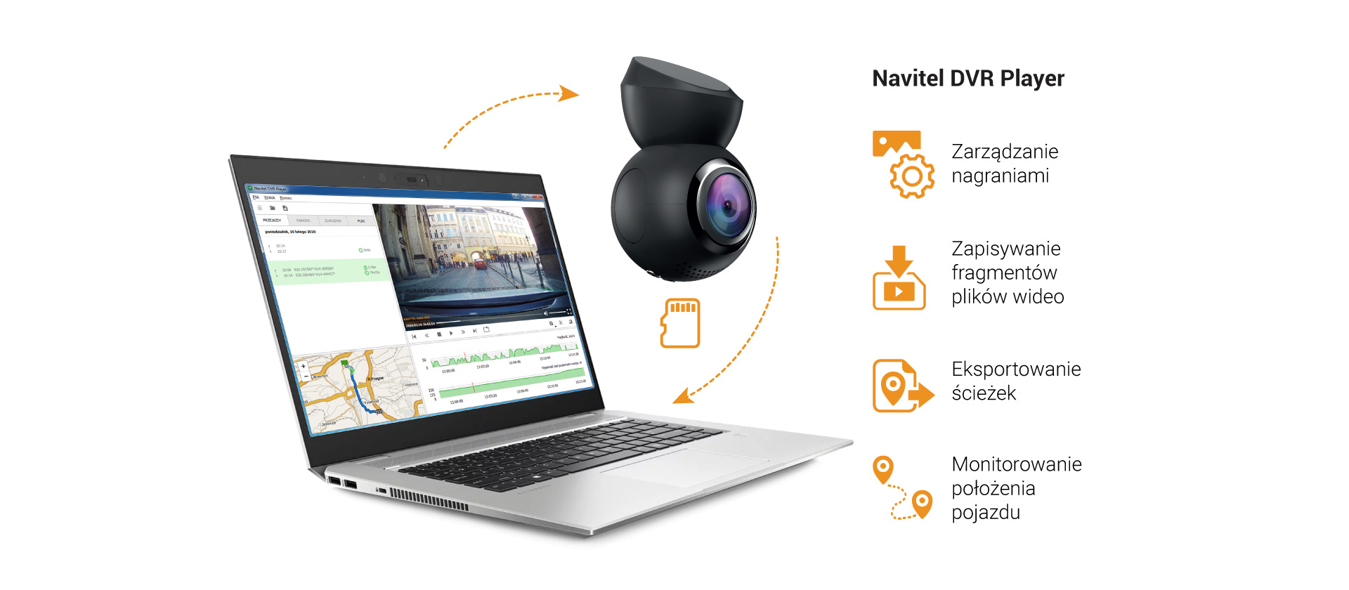 Videorekordér NAVITEL R1050