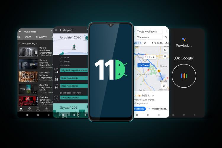Smartfon z Androidem 11