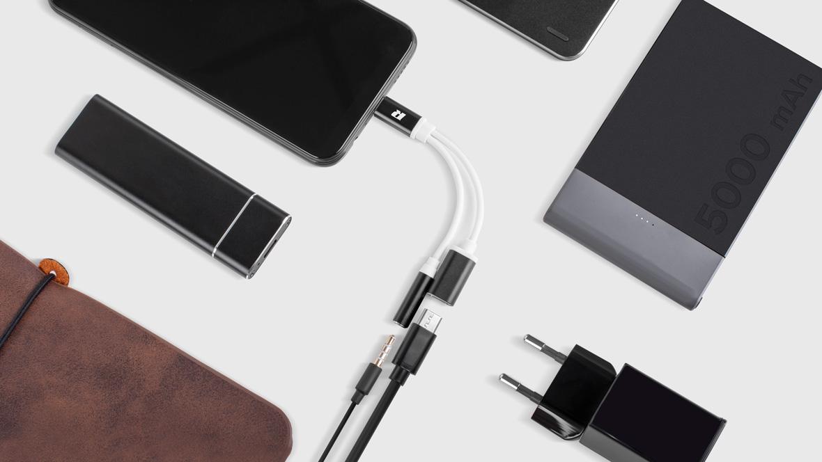 Adapter USB C – jack 3,5 mm, USB C Rebel Comp